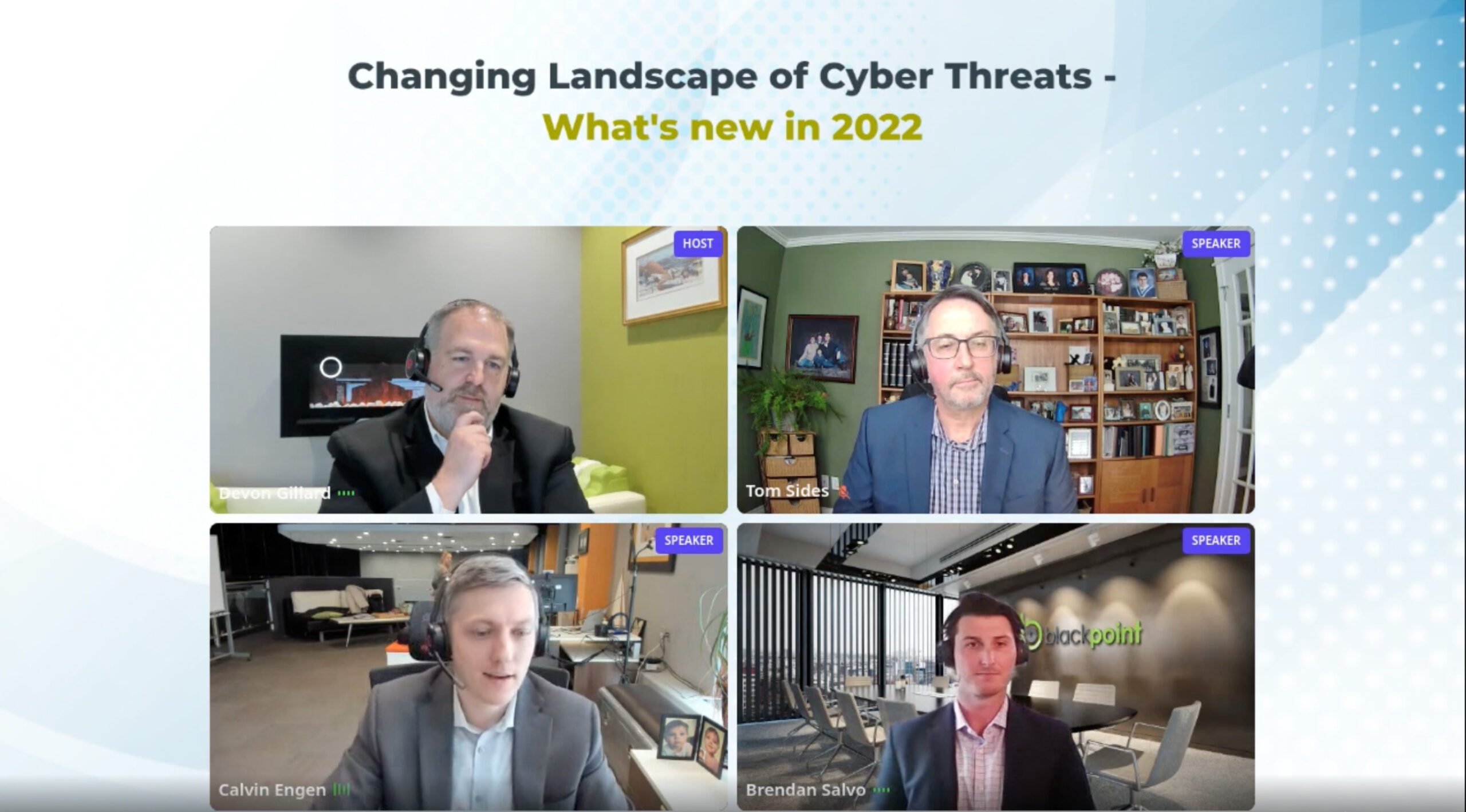 Webinar Insights Changing Landscape of Cyber Threats - What's new in 2022